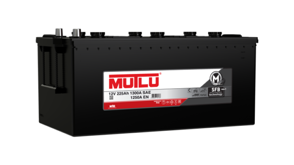 MUTLU 225AH 1250A +/
