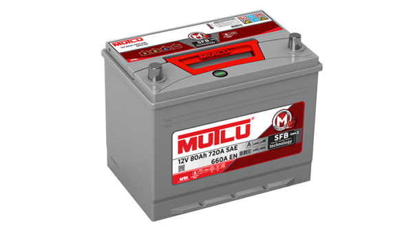 MUTLU 80AH 660A +/- JAPAN