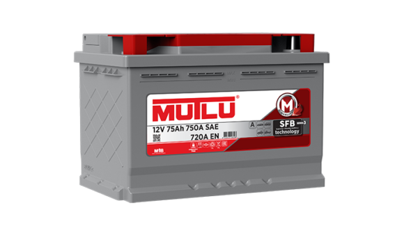 MUTLU 75AH 720A -/+