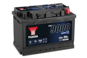 Yuasa 70Ah 760A AGM -/+