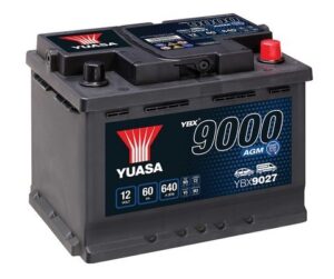 Yuasa 60Ah 640A AGM -/+