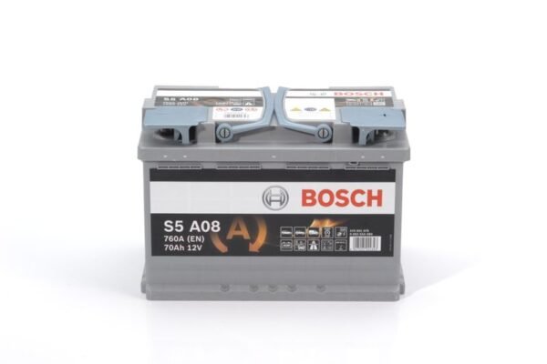 BOSCH 70AH 760A -/+ AGM