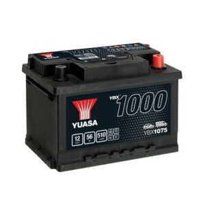 Yuasa YBX1075 56Ah 510A standartinis akumuliatorius -/+