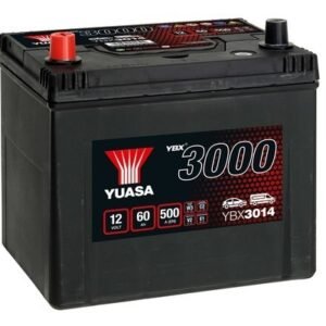 YUASA 60AH 500A +/