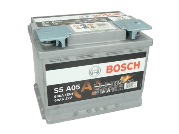 BOSCH 60AH 680A -/+ AGM