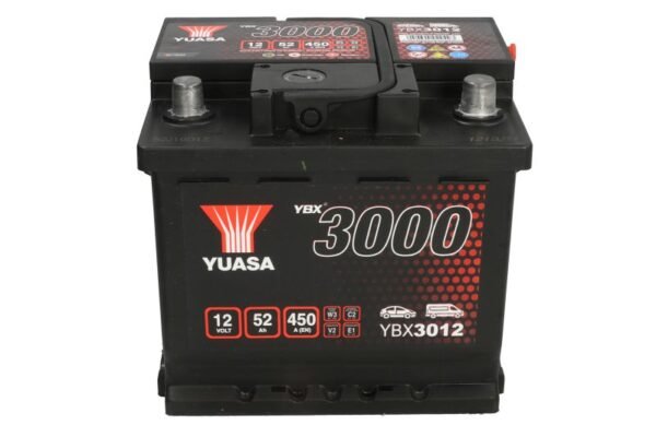 YUASA 52AH 450A -/+