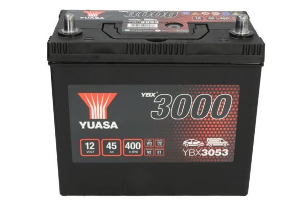 YUASA 45AH 400A -/+ JAPAN
