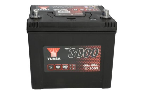 YUASA 60AH 500A -/+