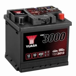YUASA 52AH 450A -/+