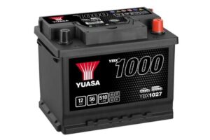 Yuasa YBX1027 56Ah 510A standartinis akumuliatorius -/+