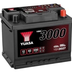 YUASA 62AH 550A -/+