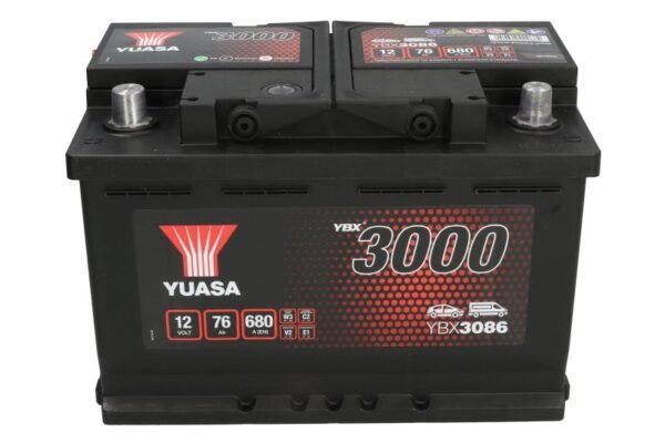 YUASA 76AH 680A +/