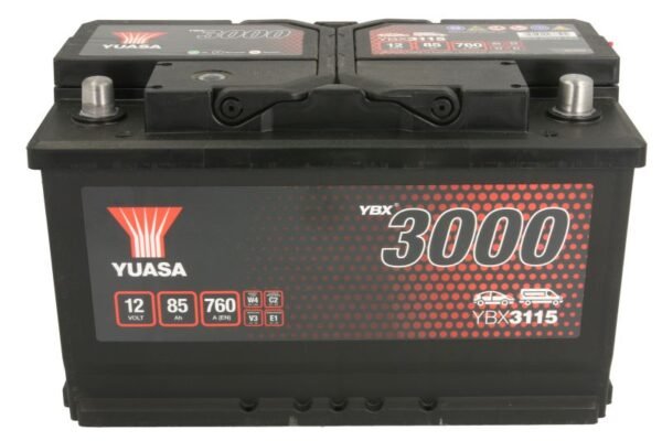 YUASA 85AH 760A -/+