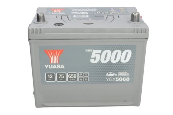 YUASA 75AH 650A -/+