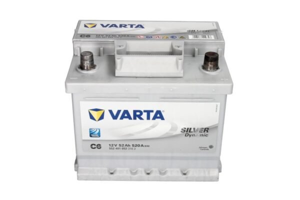 VARTA 52AH 520A -/+