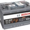 BOSCH 70AH 760A -/+ AGM