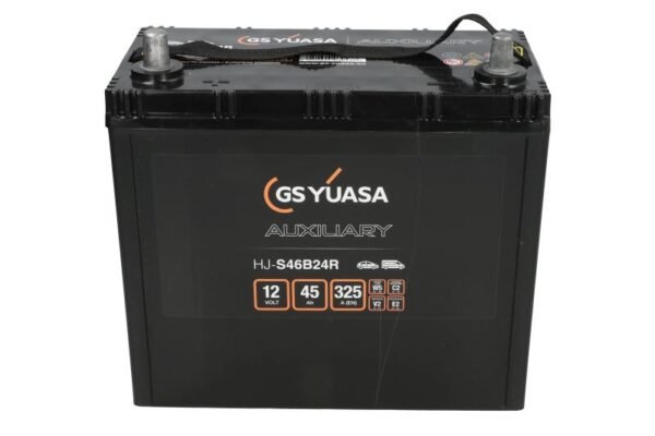 YUASA 45AH 325A Auxiliary AGM +/- JAPAN