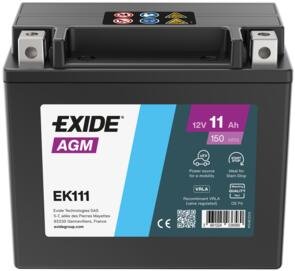 EXIDE EK111 11AH 150A AGM +/
