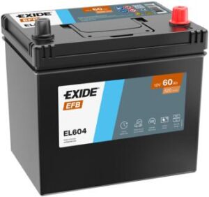 Exide 60Ah 520A EFB -/+
