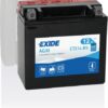 Exide ETX14-BS 12Ah 200A AGM +/- akumuliatorius