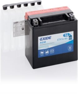 Exide YTX16-BS 14Ah 215A AGM +/-