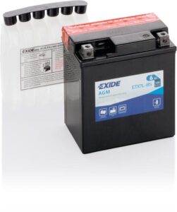 Exide YTX7L-BS 6Ah 100A AGM -/+