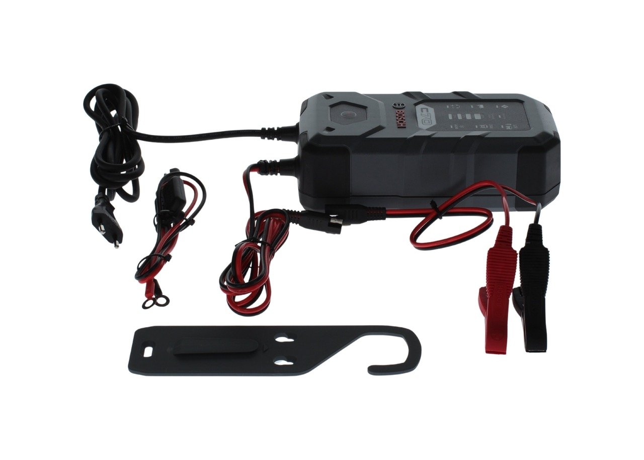 BOSCH C70 Akumuliatoriaus įkroviklis 12 V/24 V 10 A/5 A 0189911070