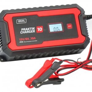 IDEAL PRAKTIK CHARGER 10 LCD Automatinis akumuliatoriaus įkroviklis 12 V 2 A/10 A PCHARGE10