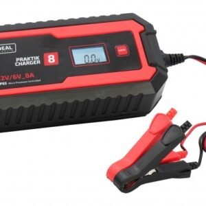 IDEAL PRAKTIK CHARGER 8 LCD Automatinis akumuliatoriaus įkroviklis 12 V 2 A/8 A