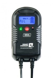 IDEAL SMART CHARGER 4 LCD Automatinis akumuliatoriaus įkroviklis 6 V/12 V 2 A/2 A/4 A