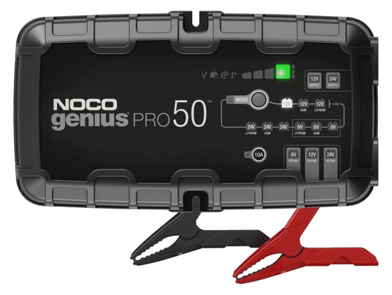 NOCO GENIUSPRO50 Profesionalus akumuliatoriaus įkroviklis/maitinimo šaltinis 12 V/24 V 50 A/25 A