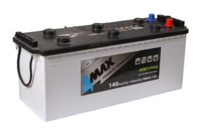 4MAX BAT140/980L/DC/4MAX 12V 140Ah 980Wh +/- gilaus iškrovimo