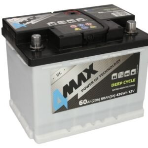 4MAX BAT60/420R/DC/4MAX 12V 60Ah 420A -/+