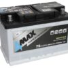 4MAX BAT75/510R/DC/4MAX 12V 75Ah 510A -/+