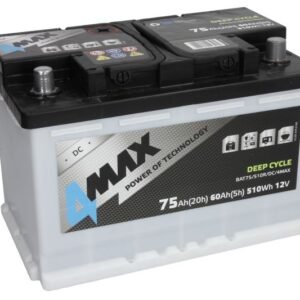 4MAX BAT75/510R/DC/4MAX 12V 75Ah 510A -/+