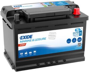 Exide EN750 12V 74Ah 680A -/+