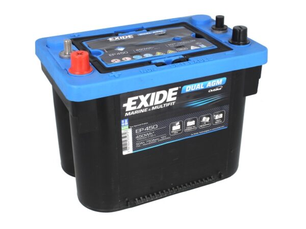 Exide EP450 12V 50Ah 750A +/- akumuliatorius