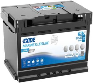 Exide EP500 12V 60Ah 680A -/+