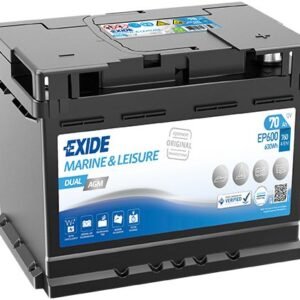 EXIDE EP500 12V 60Ah 680A -/+