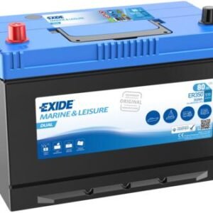 EXIDE ER350 12V 80Ah 510A +/-