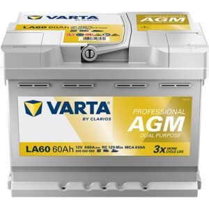 VARTA AGM840060068 12V 60Ah 680A -/+