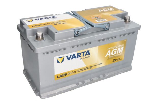Varta AGM840095085 12V 95Ah 850A -/+ akumuliatorius