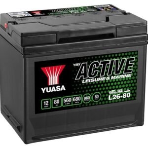 YUASA L26-80 12V 80Ah 560A +/-
