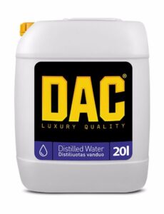 DAC Distiliuotas vanduo 20L