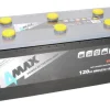 4MAX BAT120/680L/SHD 120Ah 680A +/- akumuliatorius