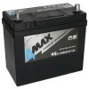 4MAX BAT45/330L/JAP 45Ah 330A +/- akumuliatorius