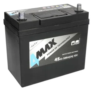 4MAX BAT45/330R/JAP 45Ah 330A -/+