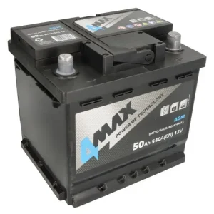4MAX BAT50/540R/AGM 50Ah 540A AGM -/+