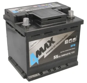 4MAX BAT55/540R/EFB 55Ah 540A EFB -/+