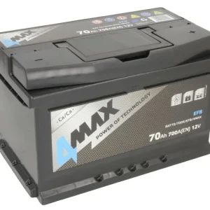 4MAX BAT70/700R/EFB 70AH 700A EFB -/+